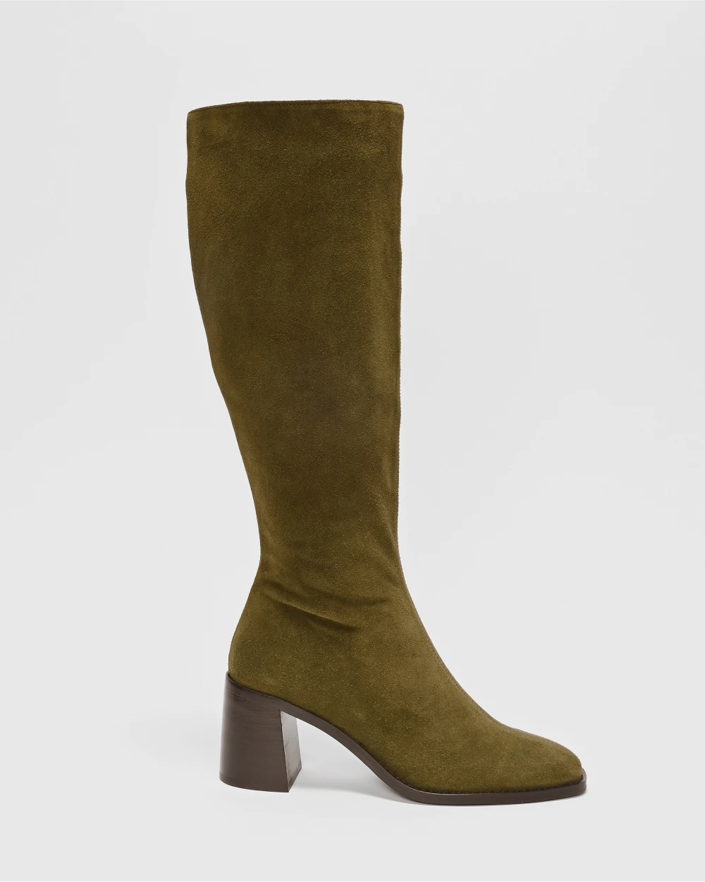 BOTTES CUIR DAIM KAKI